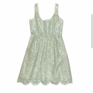 Bebe Mint Sequins Dress Size S